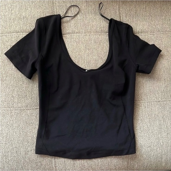 NWOT Lululemon align size 2 short sleeve top in black ￼ - Picture 8 of 8